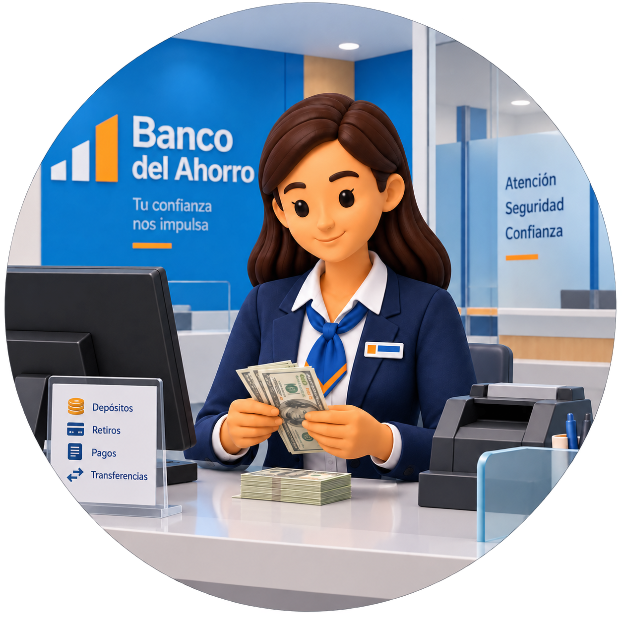 Cajero Bancario y Comercial
